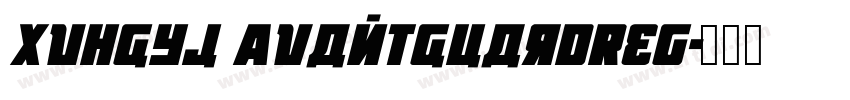 XUHGYJ AvantGuardReg字体转换